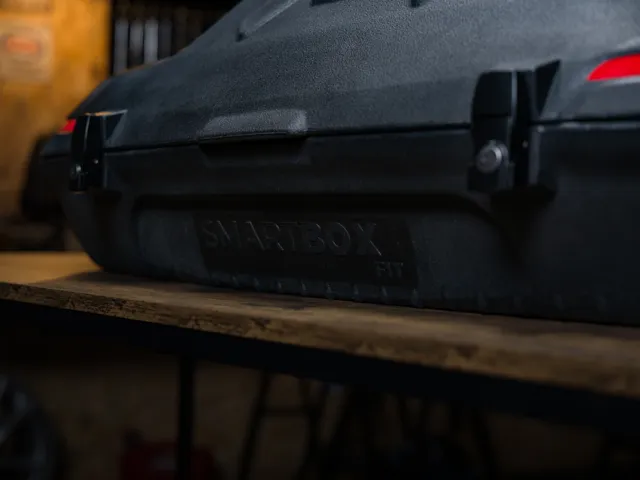 SmartBox front latch and body in the workshop