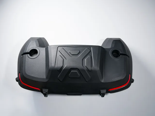 Overhead view of the SmartBox lid