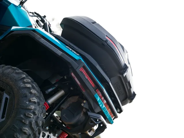 Side profile of SmartBox on an ATV